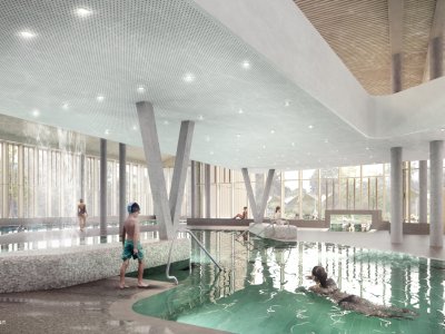 Therme Badehalle Erlebnisbecken