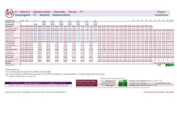 R9 Fahrplan