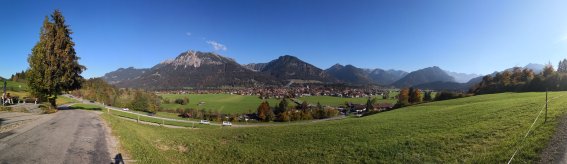 Panorama Sommer Dorfblick