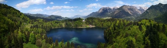 Panorama Sommer Freibeergsee
