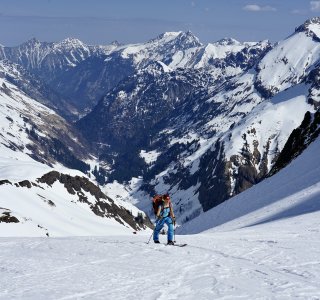 Skitour Allgäu Hoher Aufstieg Gr. Wilder