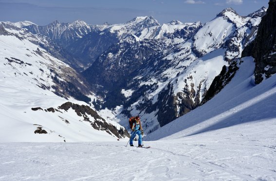Skitour Allgäu Hoher Aufstieg Gr. Wilder