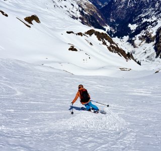 Skitour Allgäu Abfahrt vom Gr. Wilder