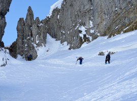 Skitour Allgäu Hoher Ifen Durchstieg