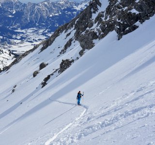 Skitour Allgäu Aufstieg Gaishorn