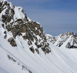 Skitour Allgäu Gaisshorn Felspanorama