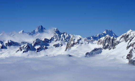 Aussicht von Poncione Val Piana, Val Bedretto, Schweiz