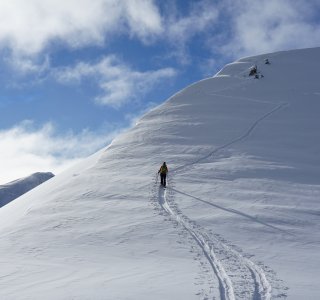 Aufsteig zum Piz Campagnung, 2.825 m, Juleirpass, Schweiz