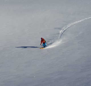 Abfahrt vom Piz da las Coluonnas, 2.802 m, Julierpass, Schweiz
