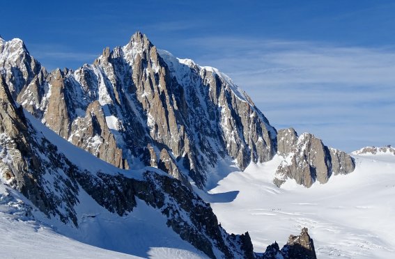 Mont Blanc du Tacul Hochtour mit Bergführer