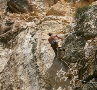 klettern Sardinien Dirk Grotta Millenium