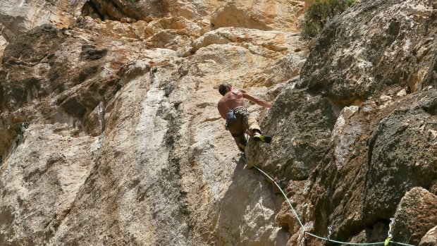 klettern Sardinien Dirk Grotta Millenium