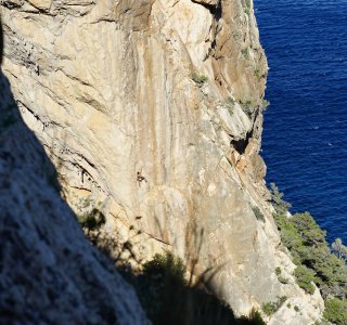 Sardinien Millenium Kletterer Meer