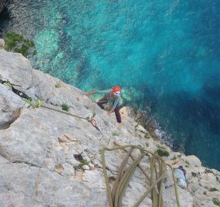 Klettern Meer Sardinien