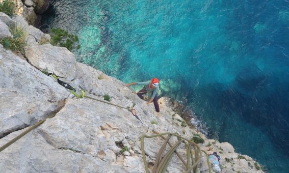 Klettern Meer Sardinien