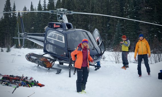 heli, skitour, burnie glacier