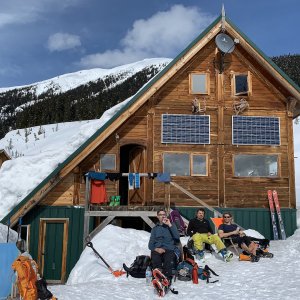 Burnie glacier chalet, Kanada