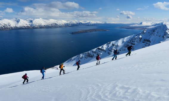 Aufstieg zum Jökulkollur  Dalvik