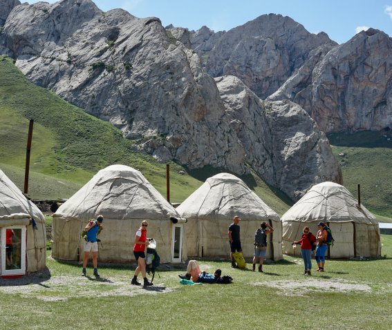 Jurtencamp, kirgistan