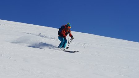 Skitouren, Tiefschneekurse, Abfahtz im Pulver