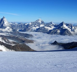 Monte Rosa, Matterhorn, Aussicht