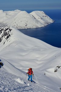 Lyngen 2020, Skitour Insel Kågen, Storekågtinden