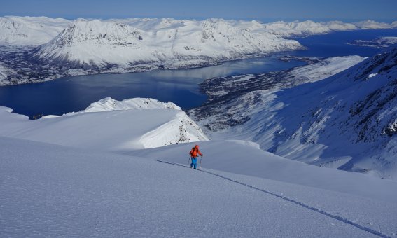 Skitour auf den Jiehkkevarri / Lyngen Alps