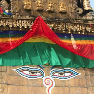 Buddha Eyes, Bodnath Stupa