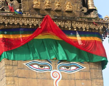 Buddha Eyes, Bodnath Stupa