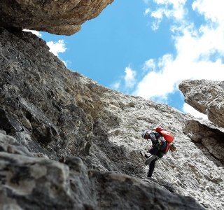 Große Zinne Abseilen Dolomiten