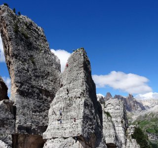 Cinque Torri Alpin Klettern