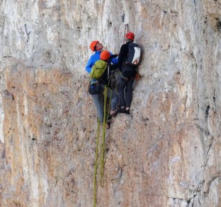 Kletterführung Seilschaft Standplatz