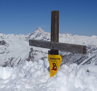 Gipfelkreuz am Mt. Giobert