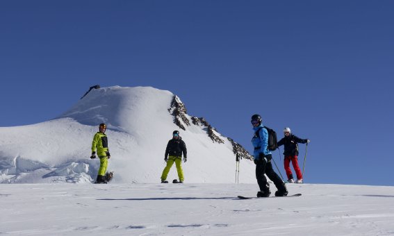 freeridegruppe Gressoney, lysjoch