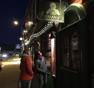 restaurant emma in tromsø bei nacht