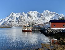 kleiner Fischereihafen auf den Lofoten