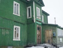 Spitzbergen, Barentsburg, alte Poststation