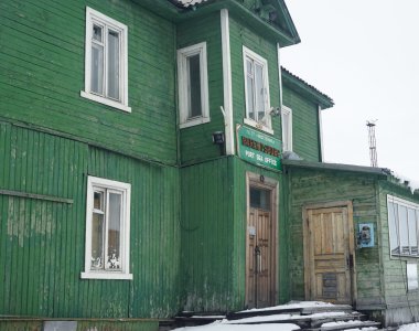 Spitzbergen, Barentsburg, alte Poststation