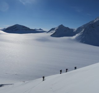 Skitouren im ewigen Eis, Oscar II Land, Spitzbergen