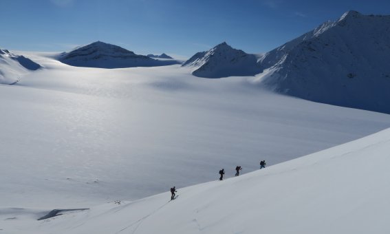 Skitouren im ewigen Eis, Oscar II Land, Spitzbergen