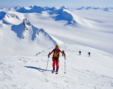 Skitouren auf Spitzbergen, Gronfjord