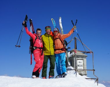 Musala Gipfel Top of Balkan, Dirk, Maia, Corinna