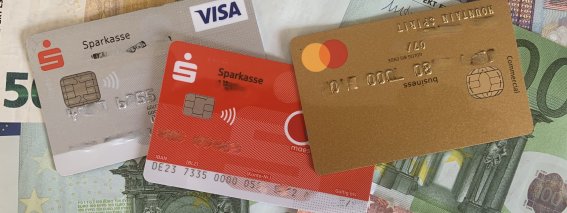 Bankkarten, Bargeld, Banknoten