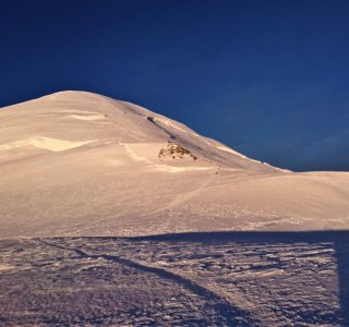 Mont Blanc Gipfelanstieg, Sonnenaufgang