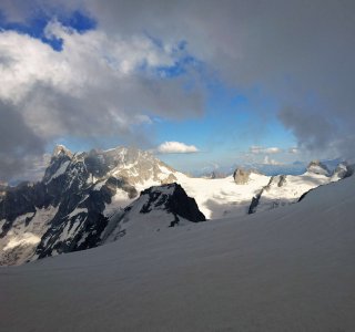 Mont Blanc, Gletscher, Gipfel