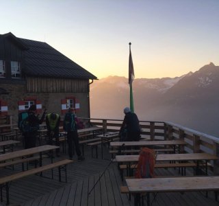 Breslauer Hütte, Sonnenaufgang, Vent, Ötztal
