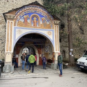 Eingang Rila Kloster, Rila Gebirge