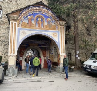 Eingang Rila Kloster, Rila Gebirge