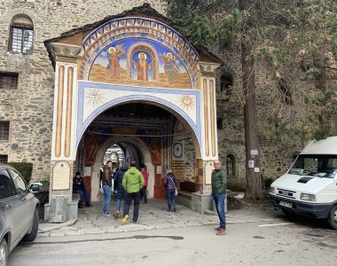 Eingang Rila Kloster, Rila Gebirge