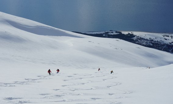Der Hausberg auf der Insel Uløya